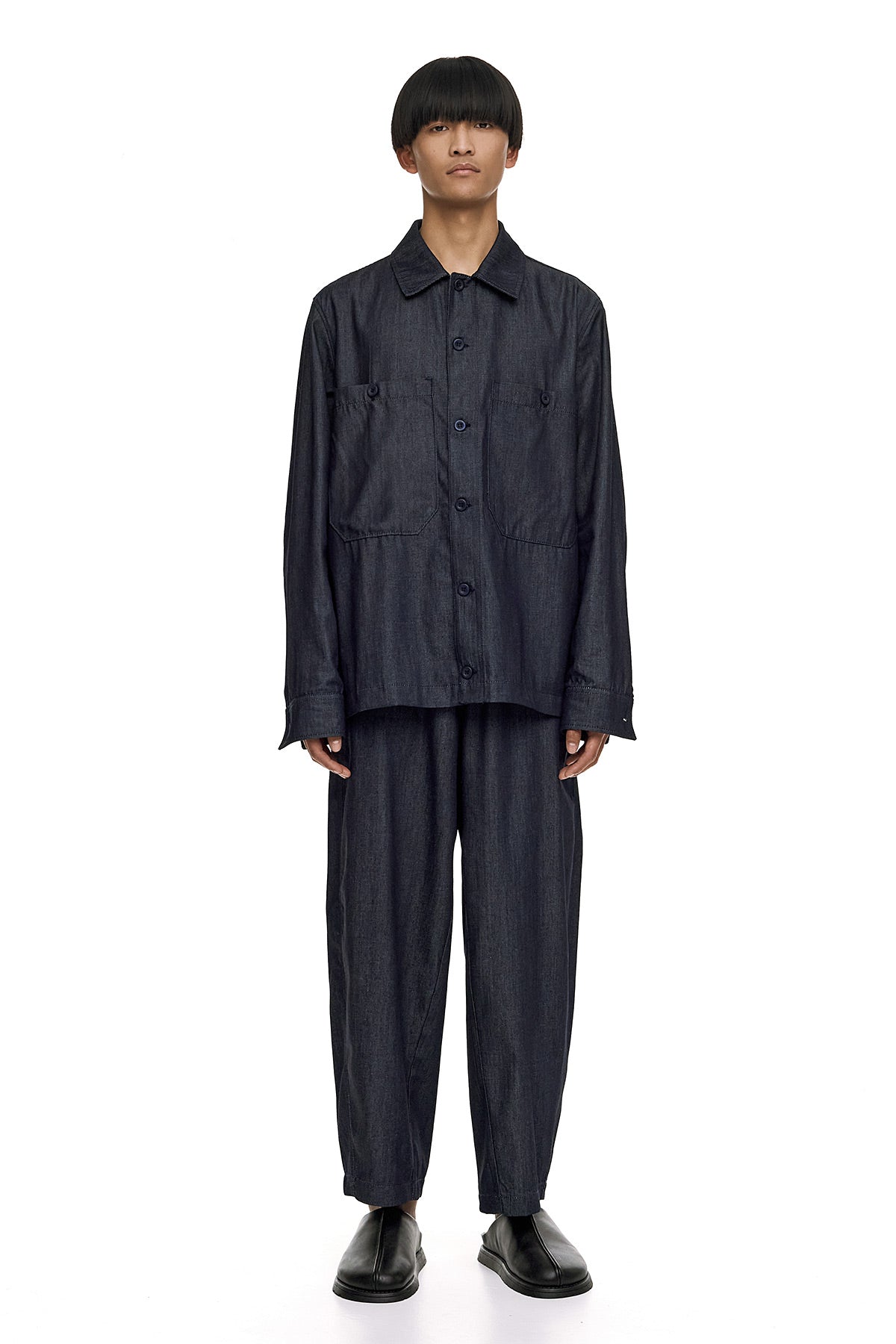 Raw Denim Bamboo Overshirt