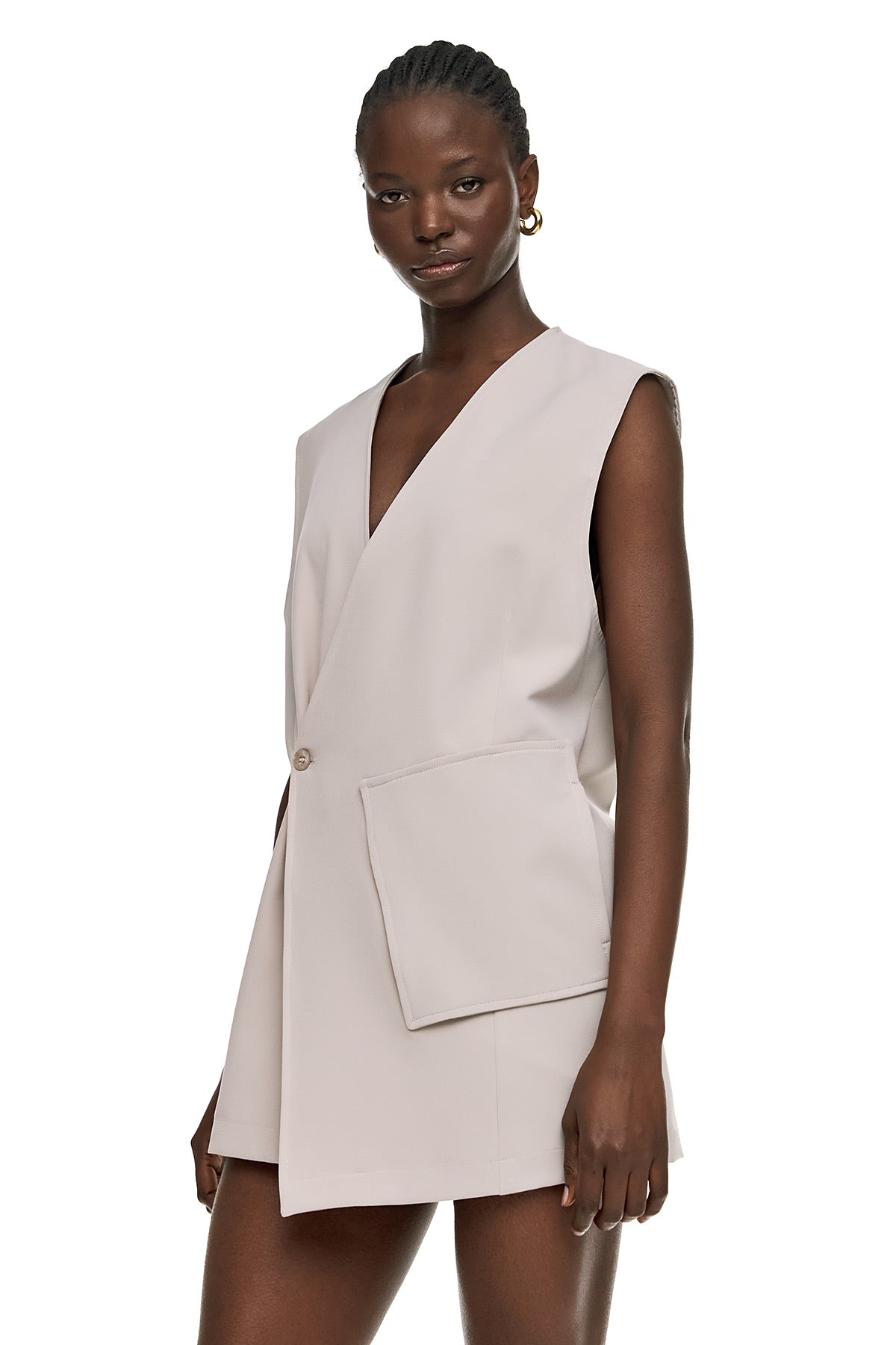 Minimal Pocket Design Vest