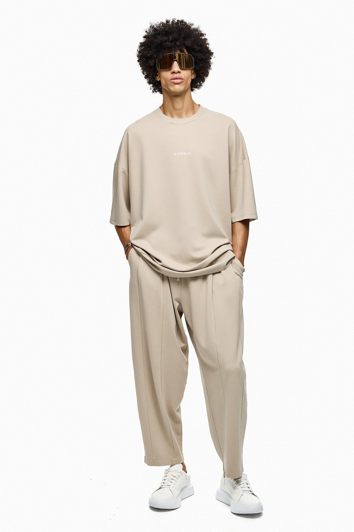 Sleek Logo Oversize Tee
