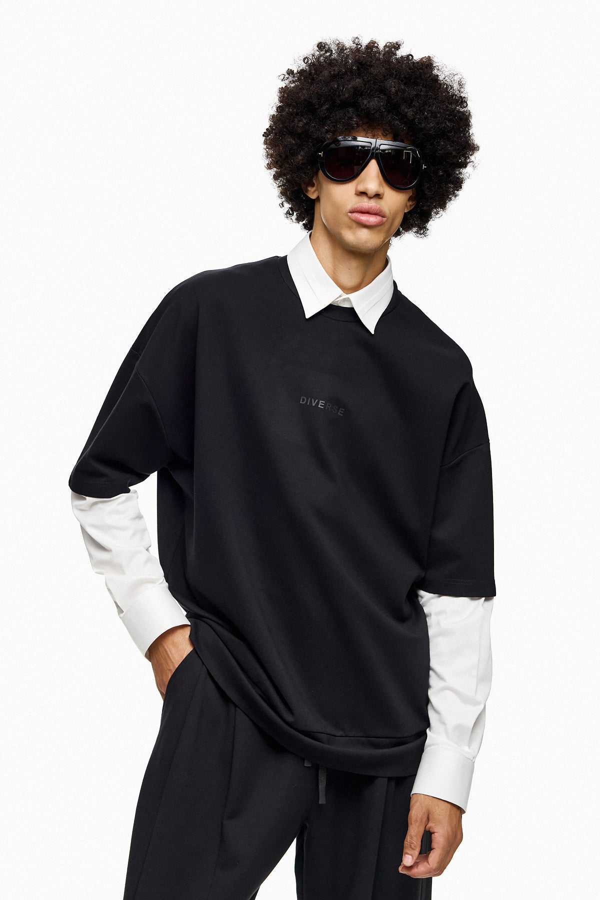 Sleek Logo Oversize Tee