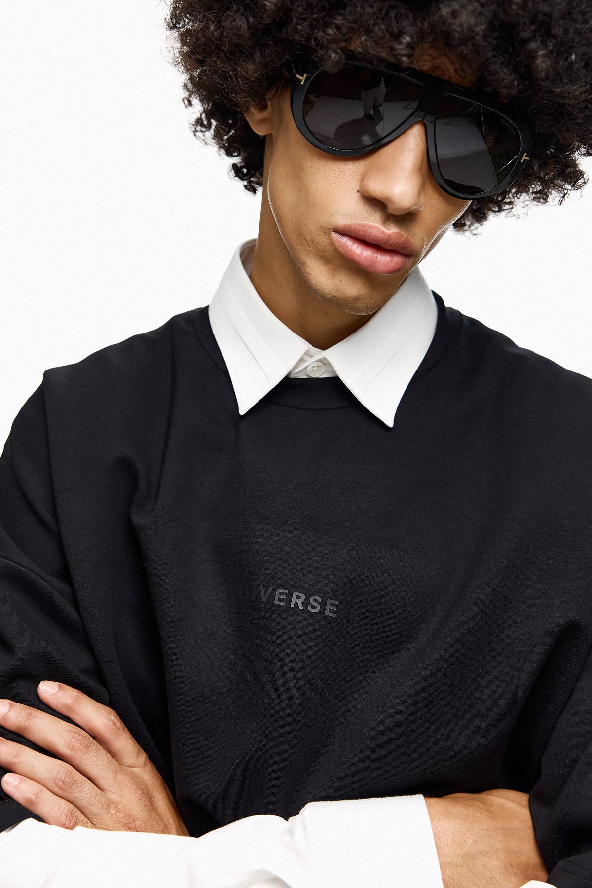 Sleek Logo Oversize Tee