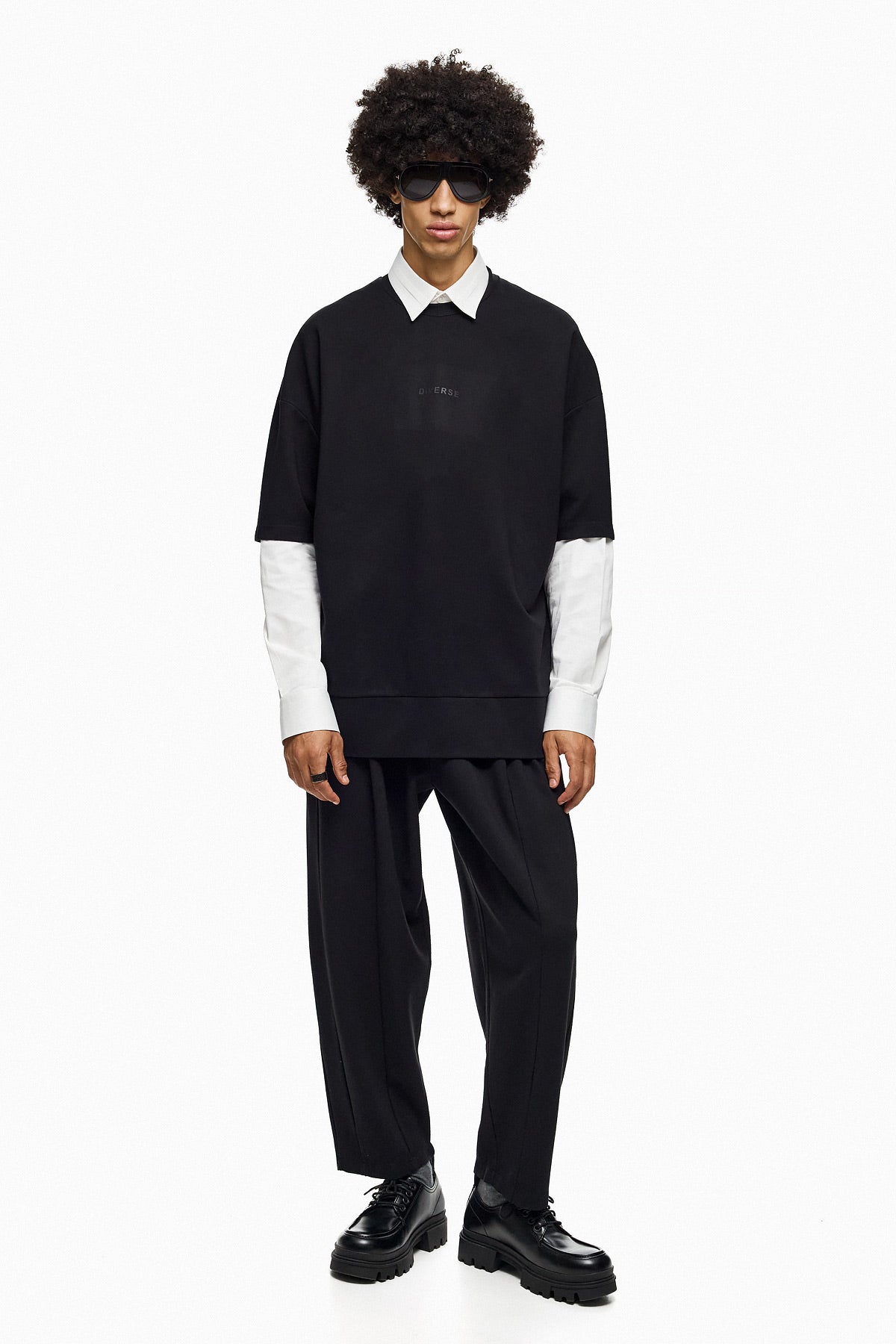 Sleek Logo Oversize Tee