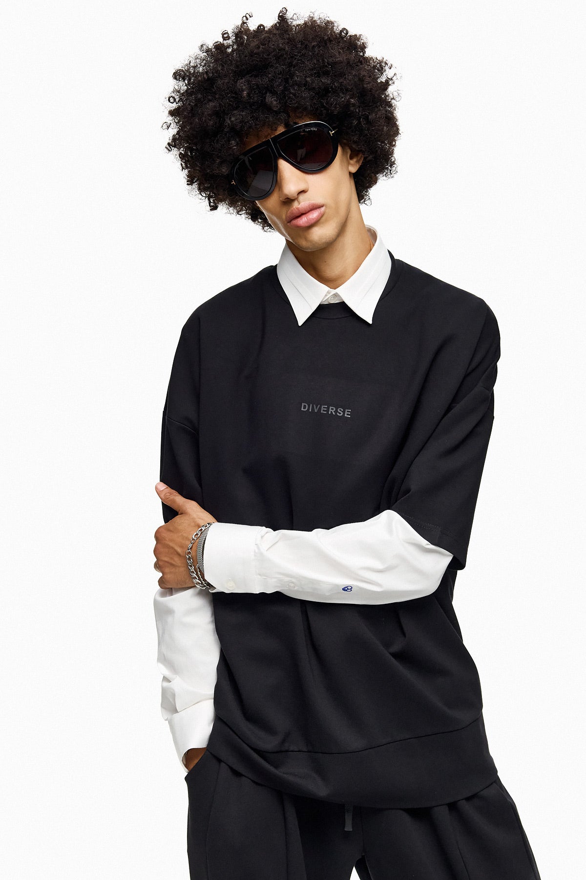 Sleek Logo Oversize Tee