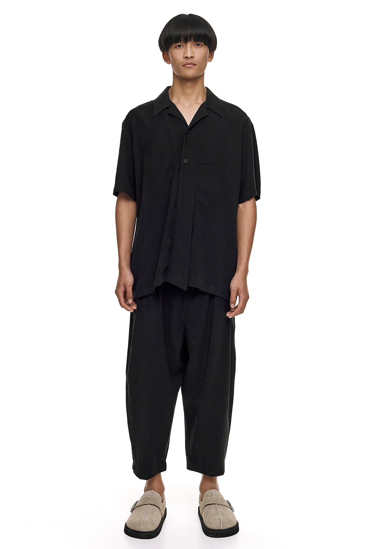 Viscose Essential Shirt Black