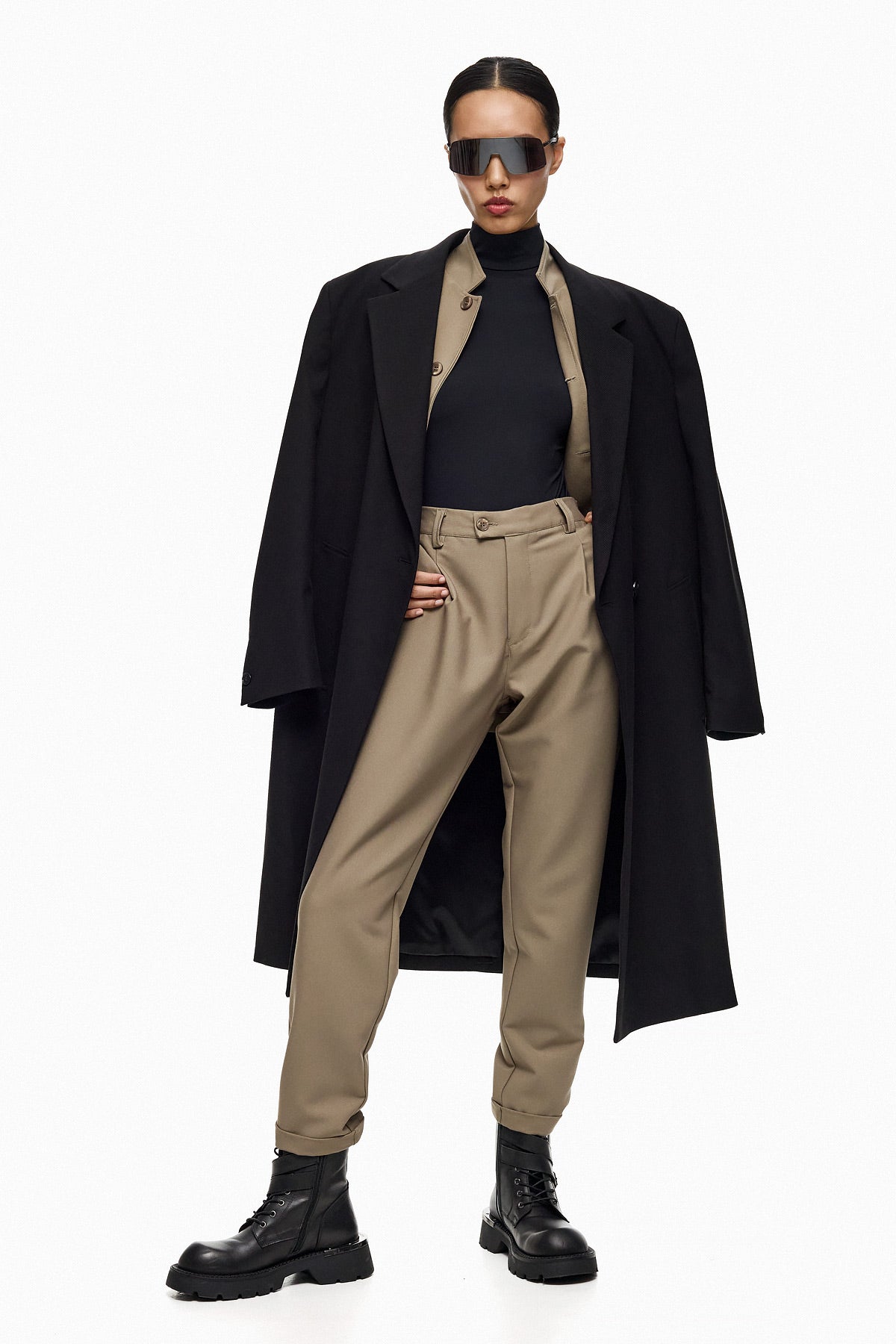 Double-Breasted Long Coat YUKI