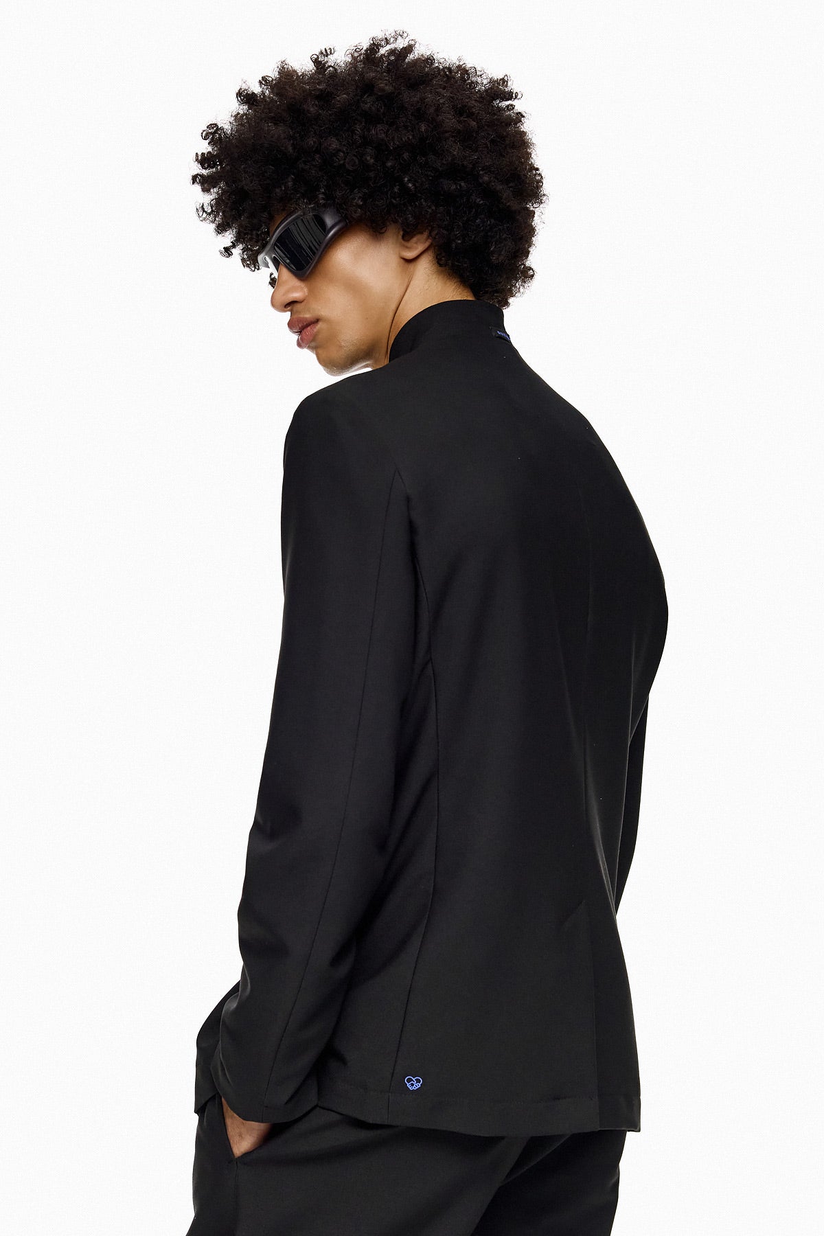 Stand Up-Collar Tailored Jacket ENJU