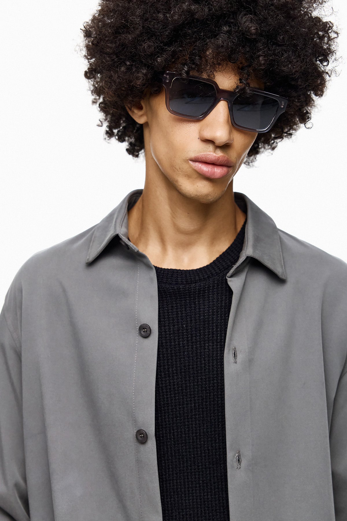 Minimal Button-Up Shirt NORIO