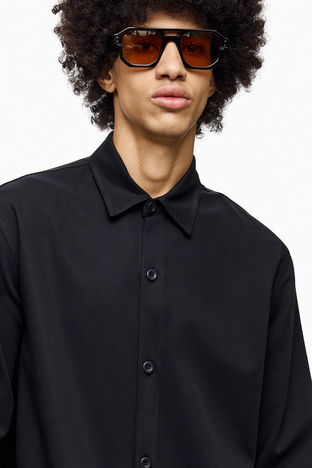 Minimal Button-Up Shirt NORIO