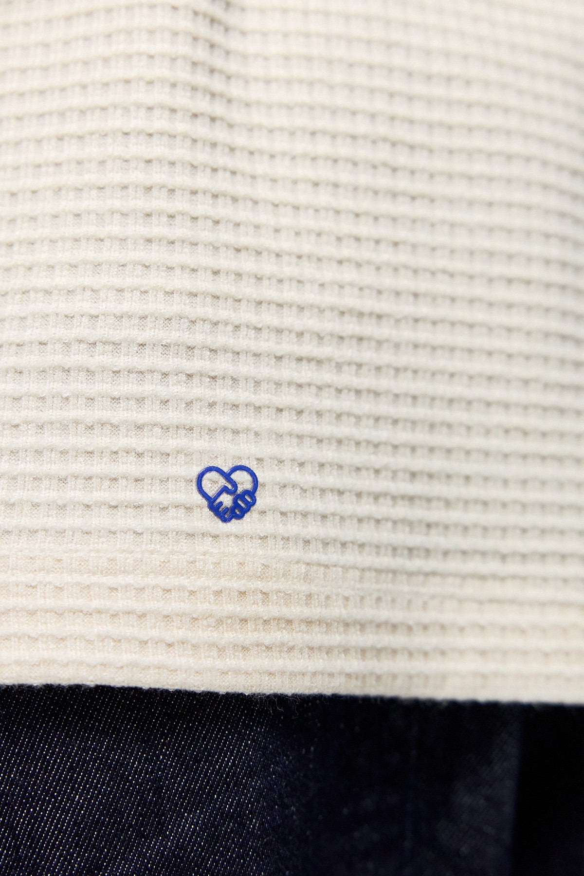 Waffle-Knit Oversized Tee KUMO