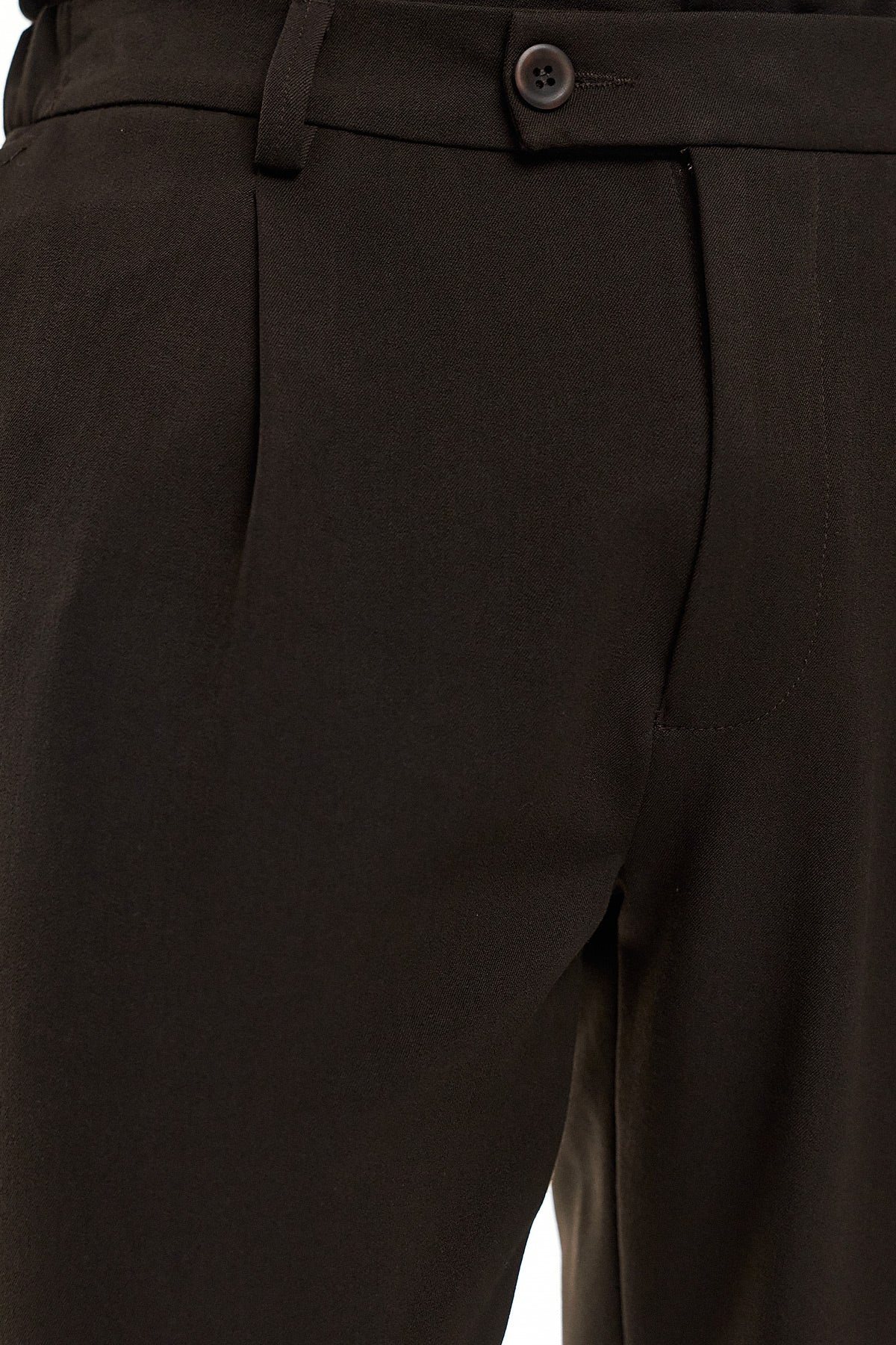 SEIJAKU Tailored Trousers – Brown