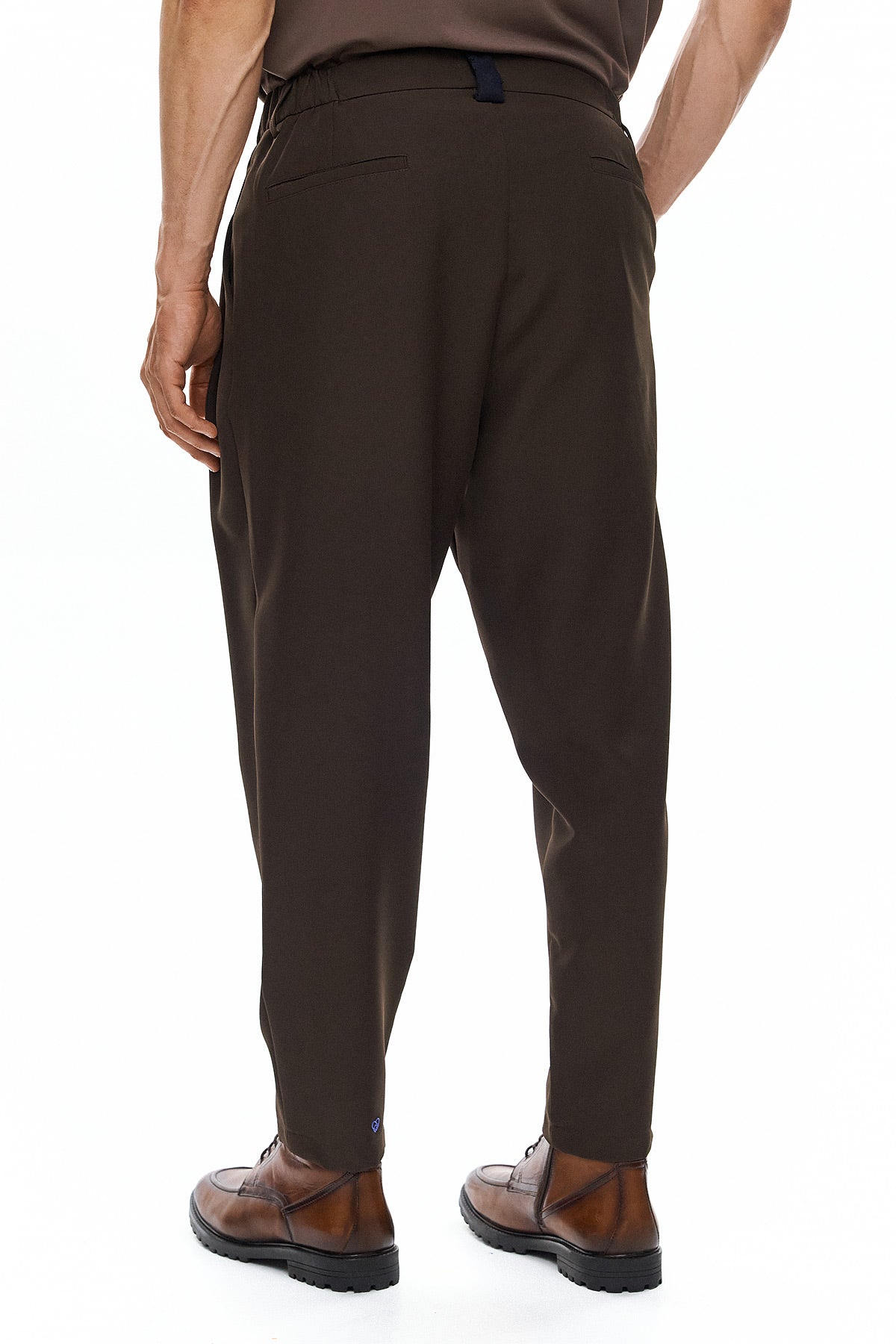KAGE Tailored Trousers - Brown - GEKKOU
