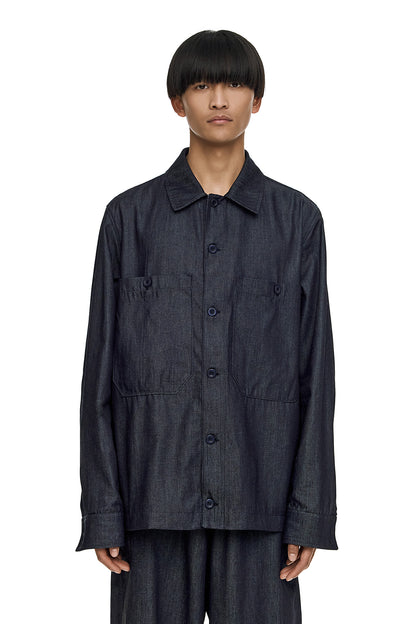 Raw Denim Bamboo Overshirt