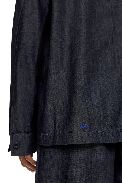 Raw Denim Bamboo Overshirt