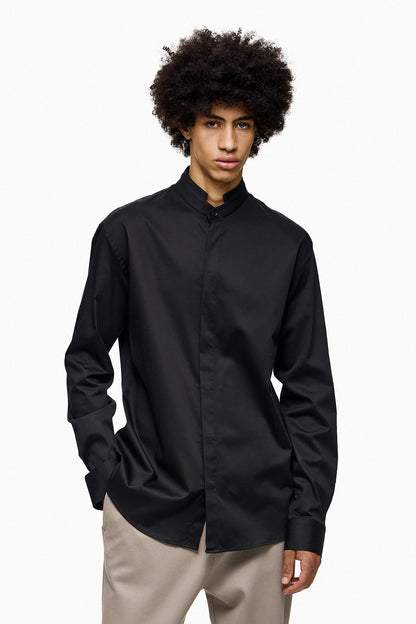 Clean Cut Neck Shirt