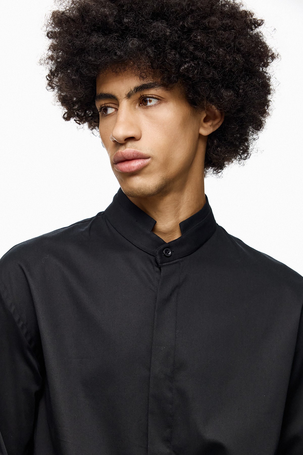 Clean Cut Neck Shirt