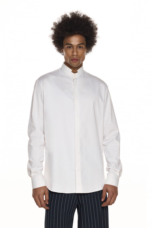 Clean Cut Neck Shirt