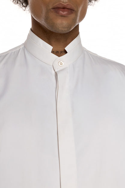 Clean Cut Neck Shirt