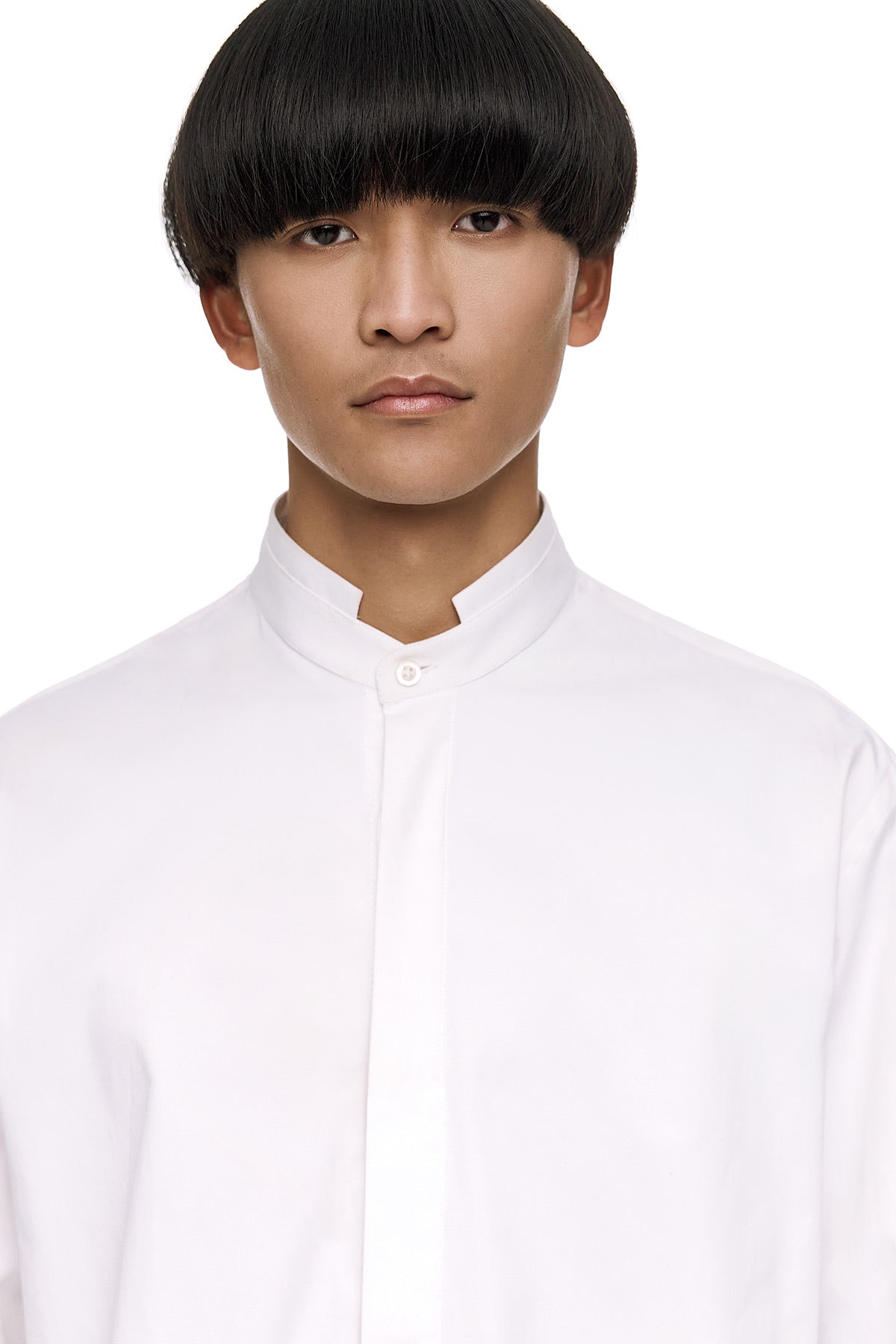 Clean Cut Neck Shirt