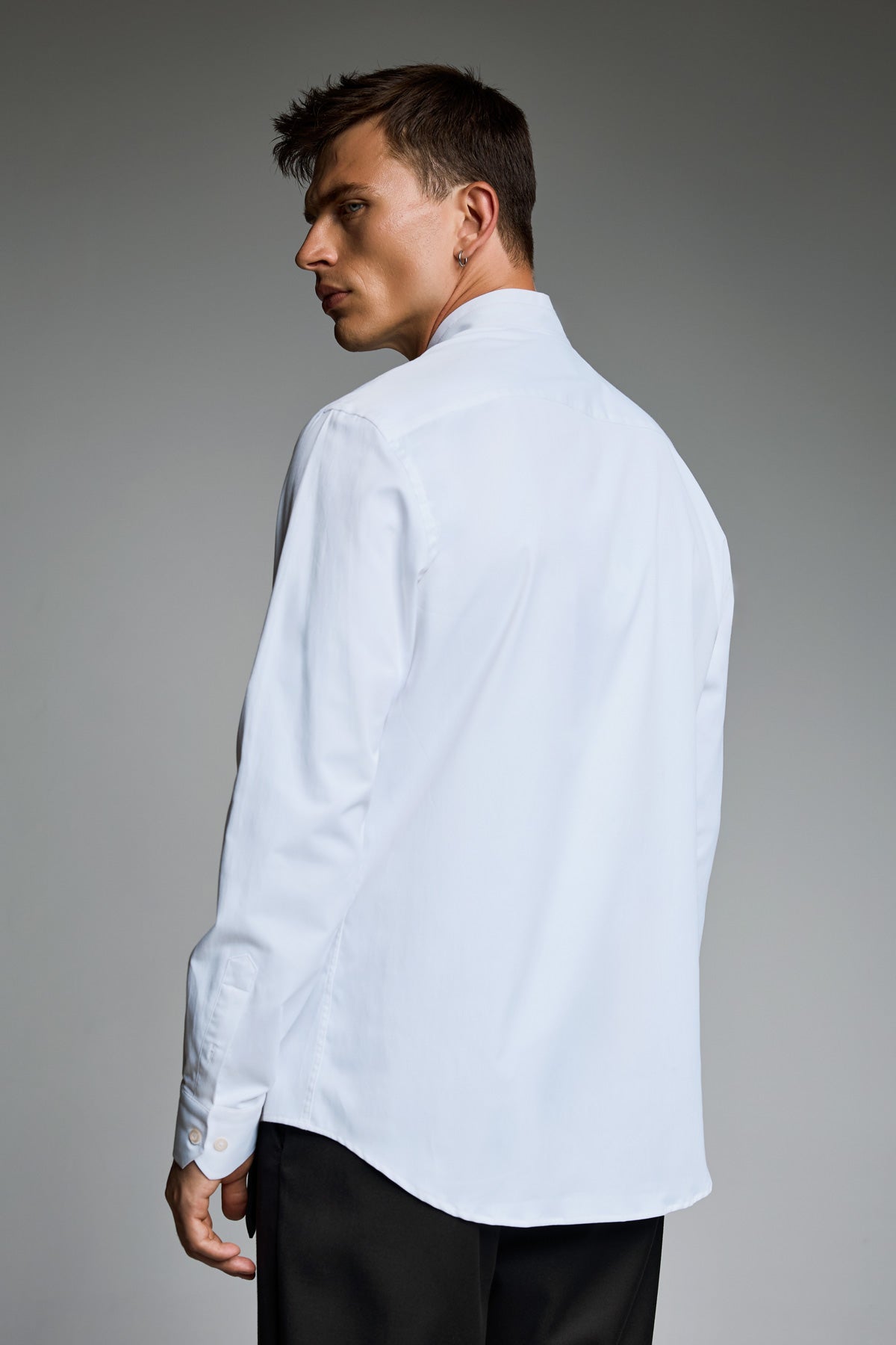 Clean Cut Neck Shirt