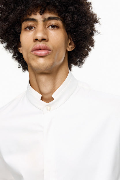 Clean Cut Neck Shirt