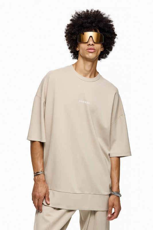 Sleek Logo Oversize Tee