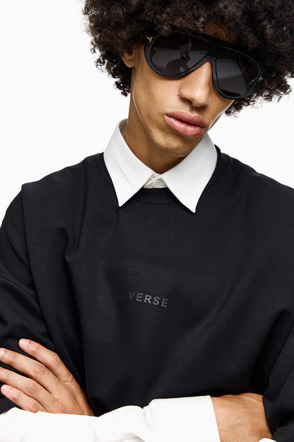 Sleek Logo Oversize Tee