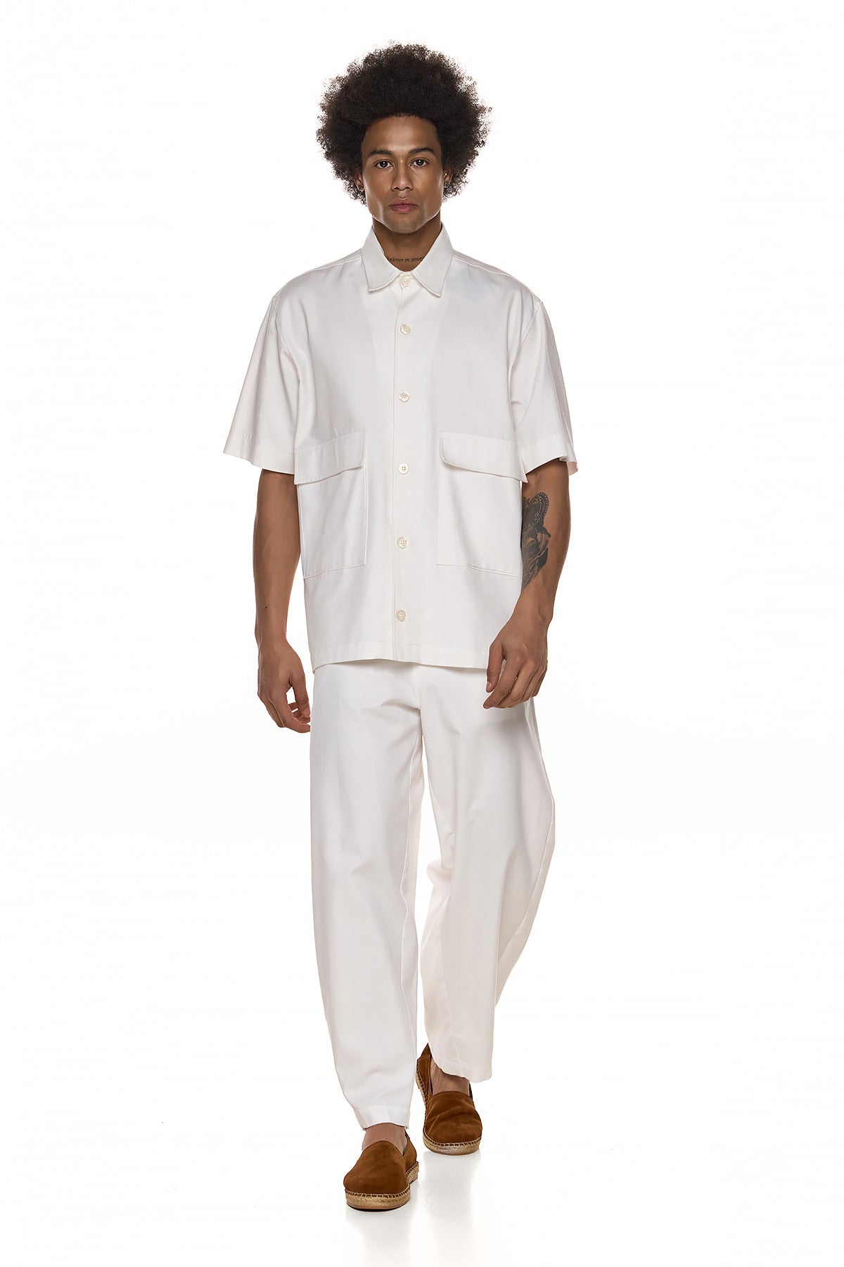 Wide-Leg Tailored Trousers – AYARI
