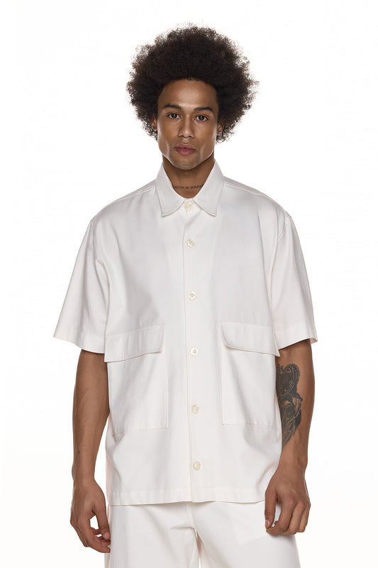 Structured Short-Sleeve Shirt – AYARI