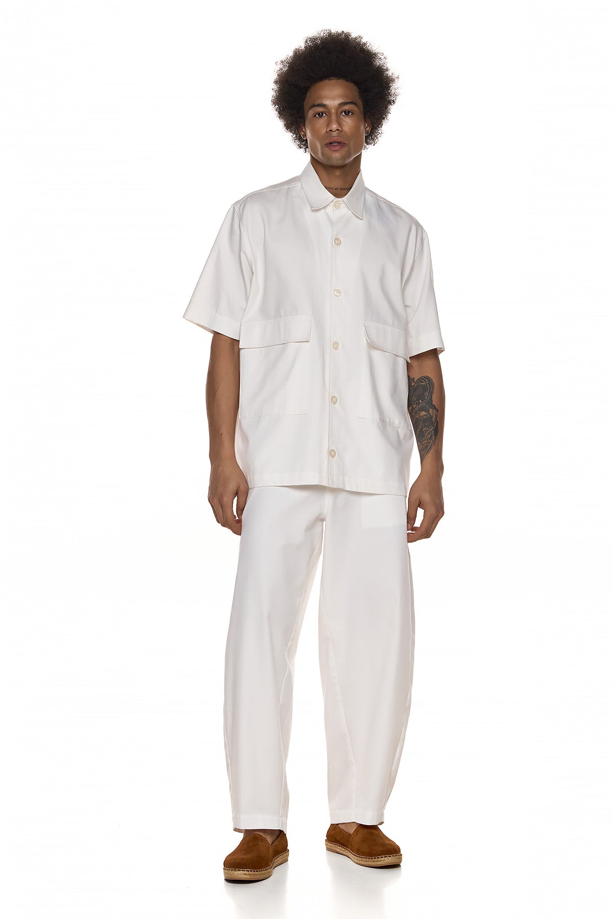 Structured Short-Sleeve Shirt – AYARI