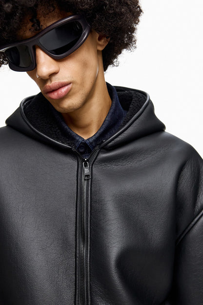 Bonded Shearling Hoodie TAKAO