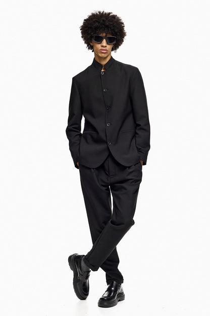 Pleated Tapered Trousers ENJU