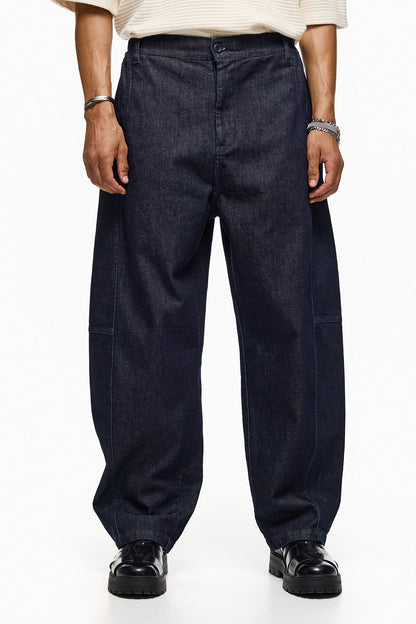 Wide-Leg Denim Trousers ARATA