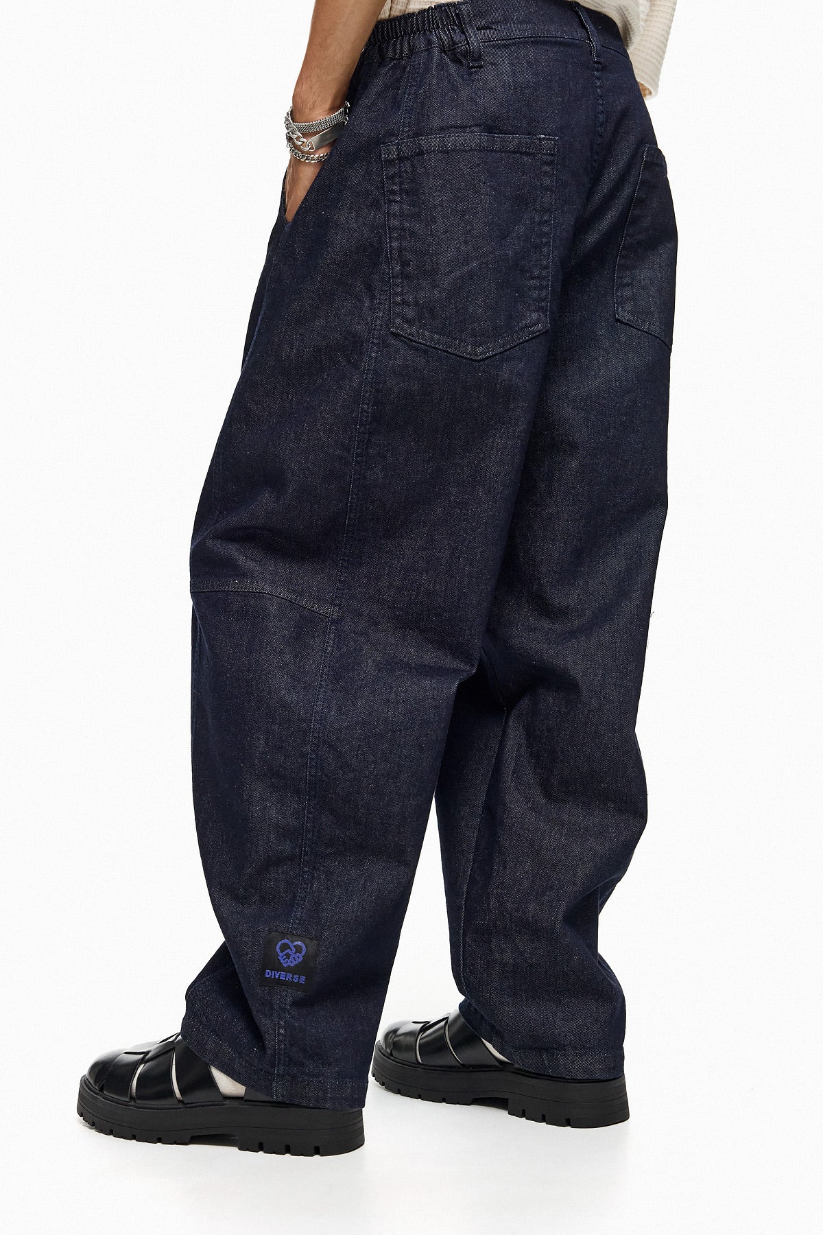 Wide-Leg Denim Trousers ARATA