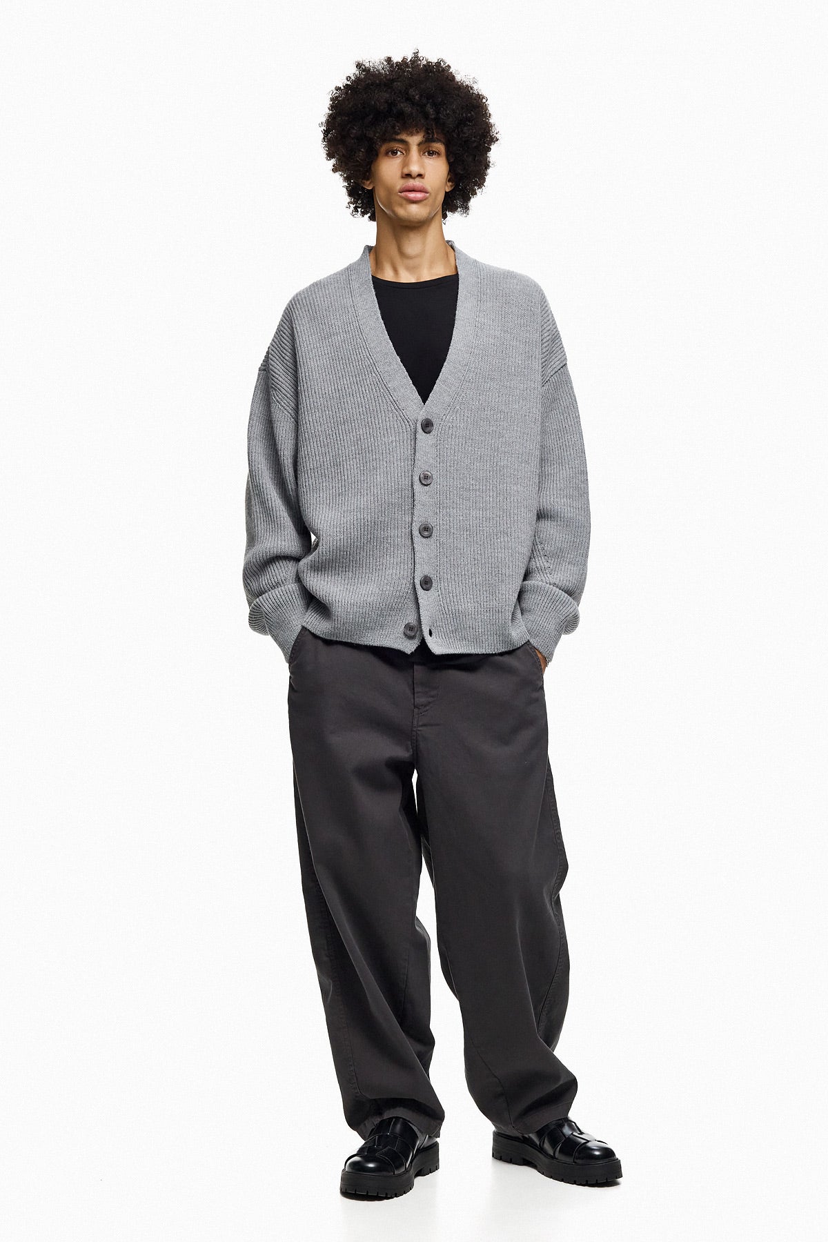 Wide-Leg Barrel Trousers AYUMU