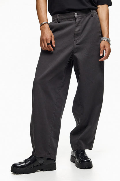 Wide-Leg Barrel Trousers AYUMU