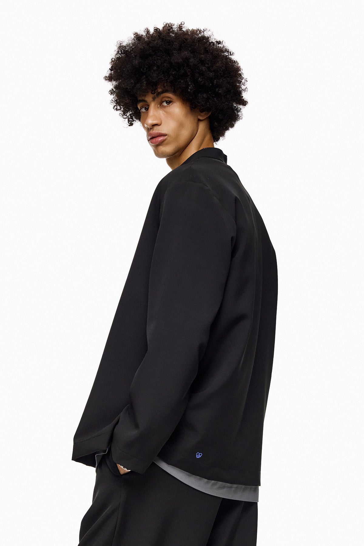 Minimal Mandarin-Collar Shirt DAIZEN