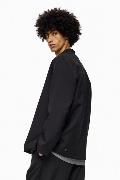 Minimal Mandarin-Collar Shirt DAIZEN