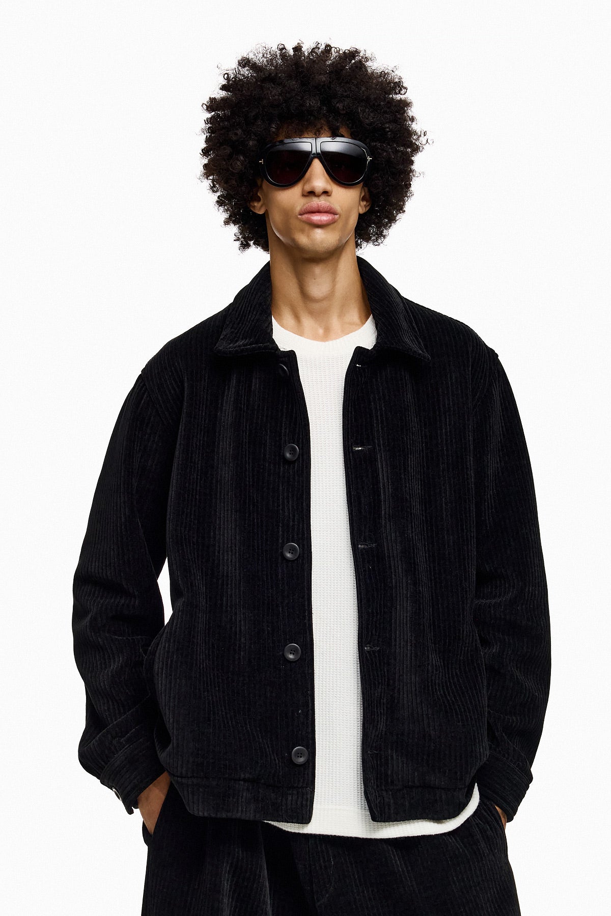 Textured Oversized T-Shirt AKIO