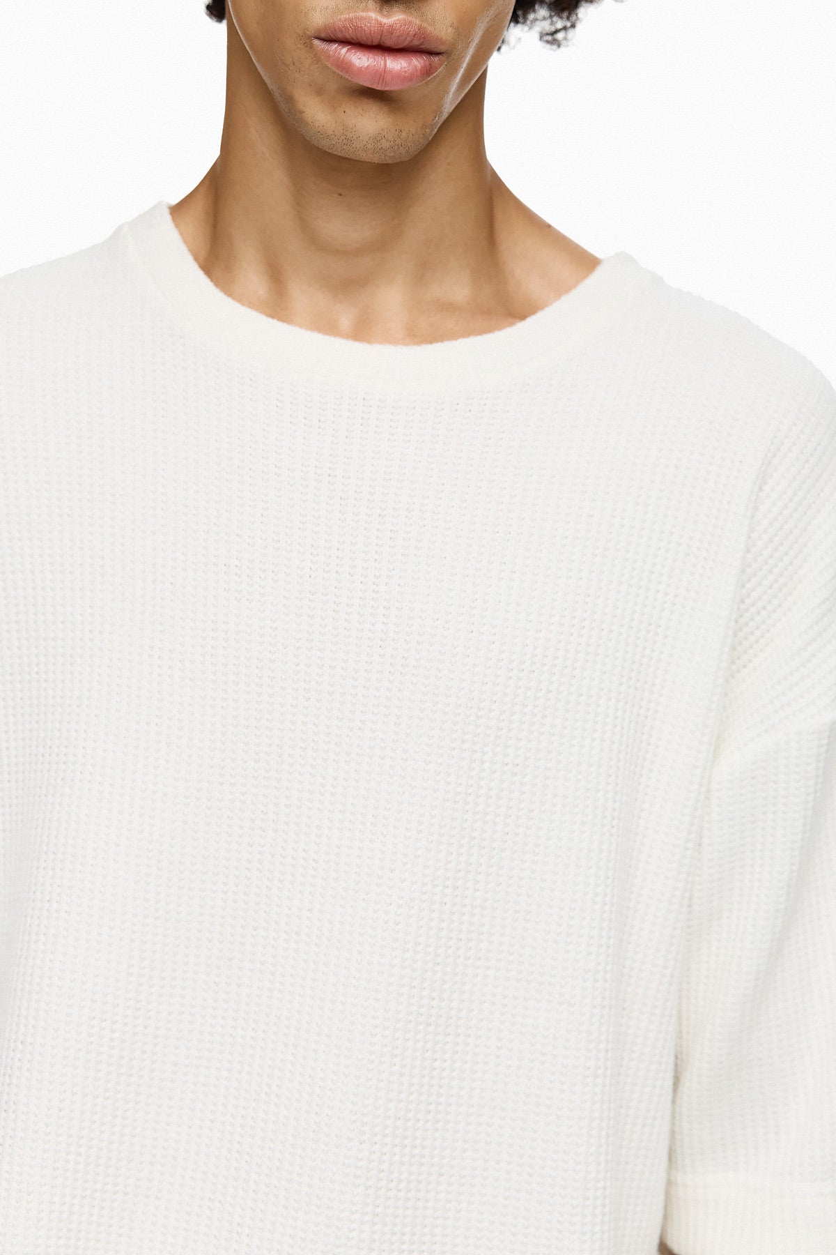 Textured Oversized T-Shirt AKIO