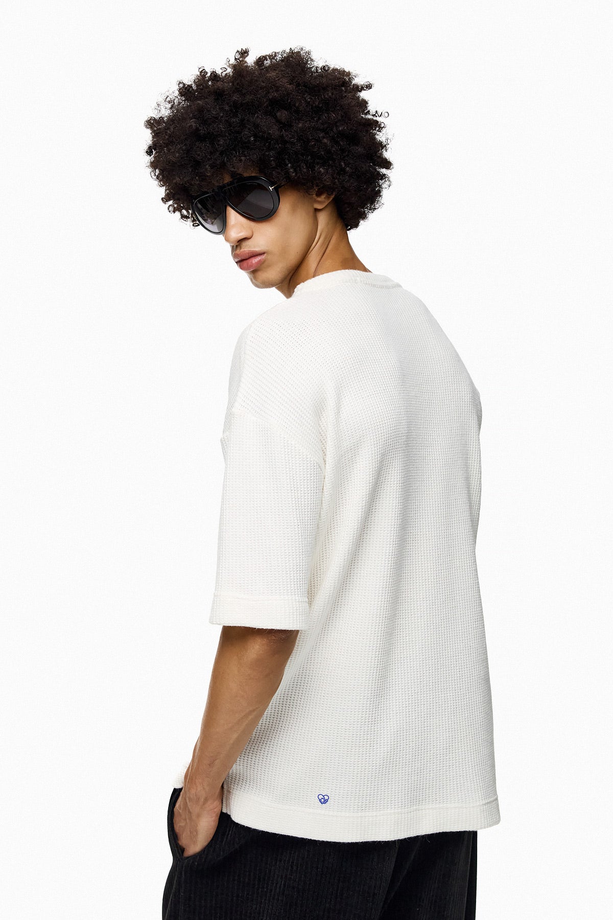 Textured Oversized T-Shirt AKIO
