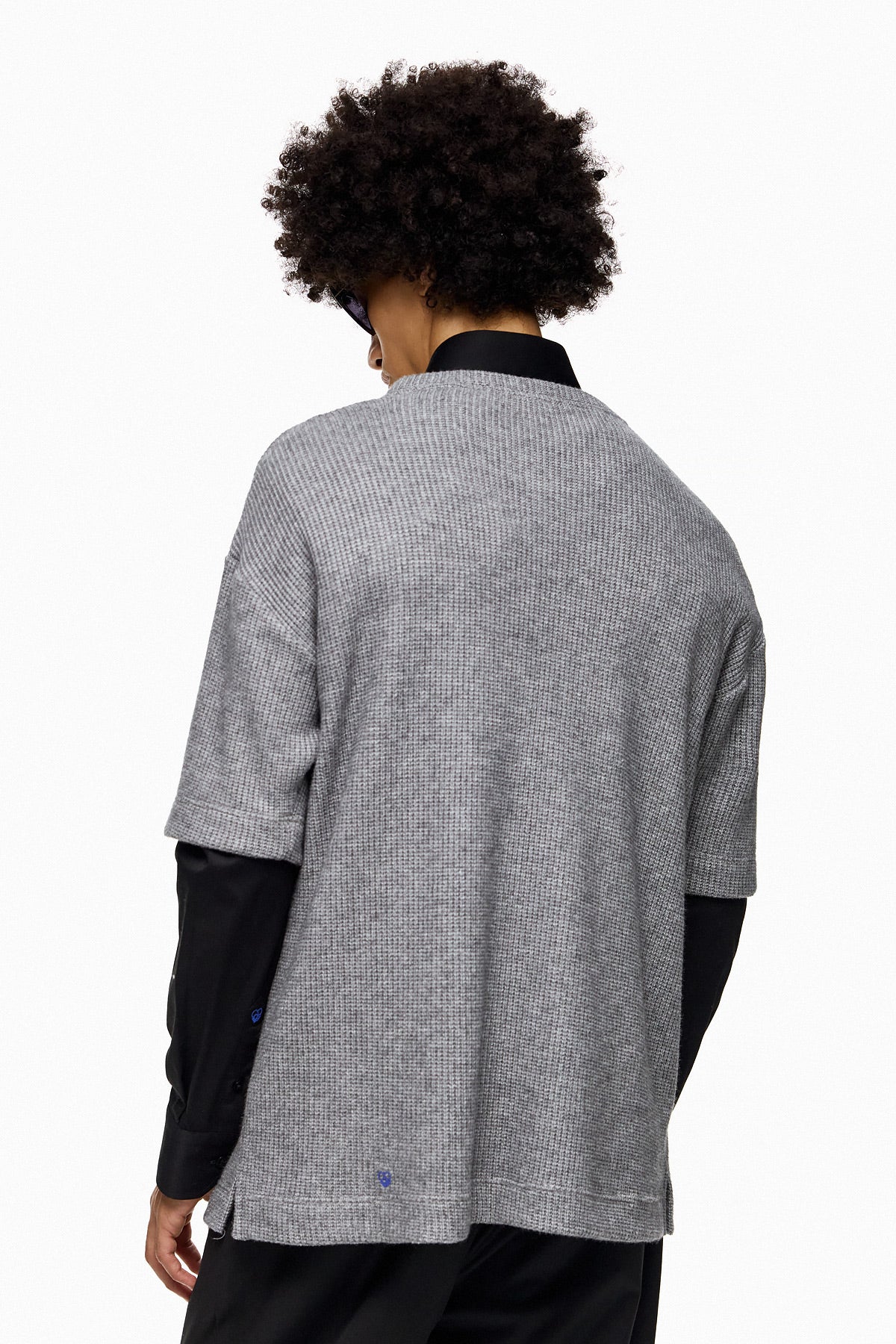 Textured Oversized T-Shirt AKIO