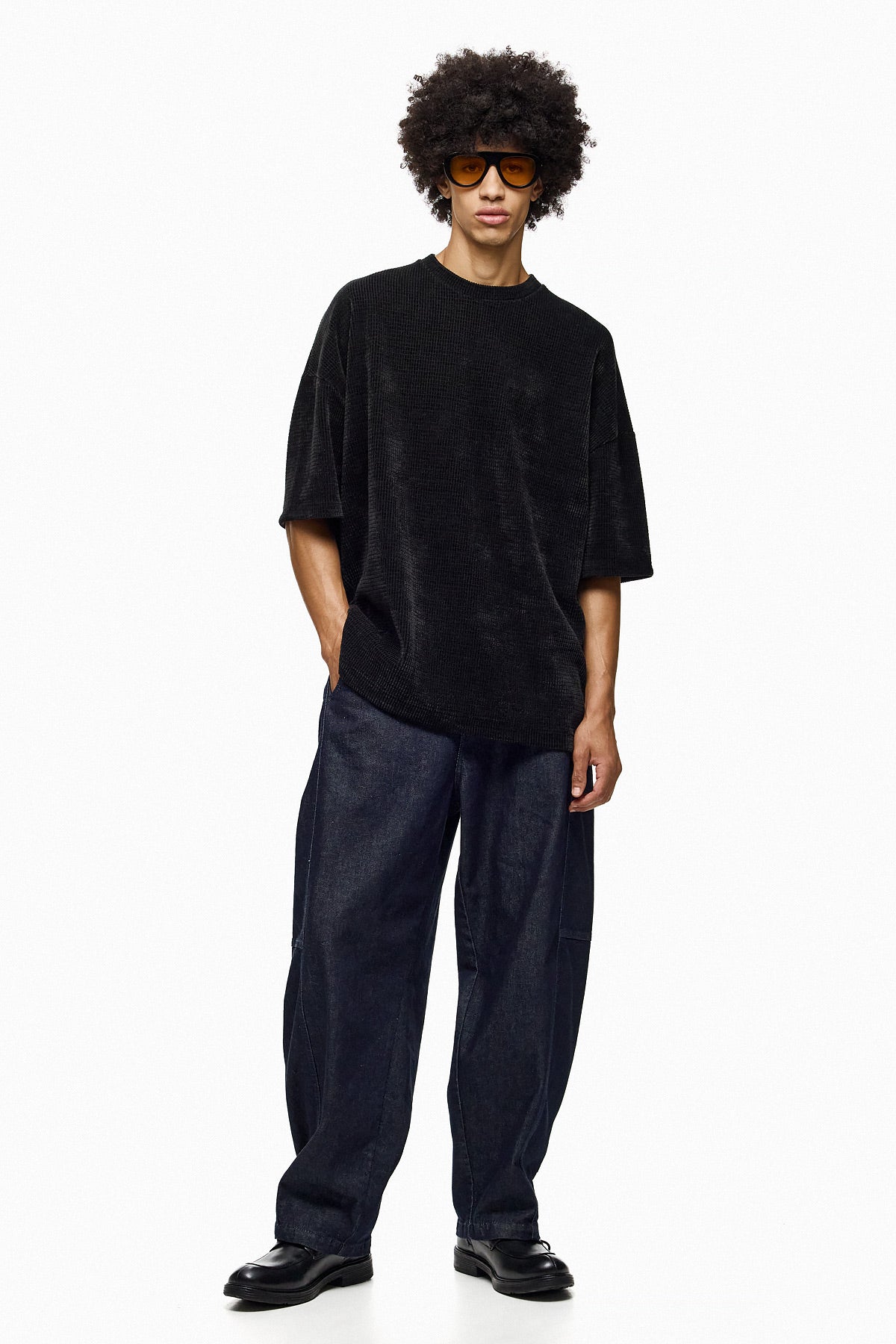 Velvet Touch Waffle Top AKEMI