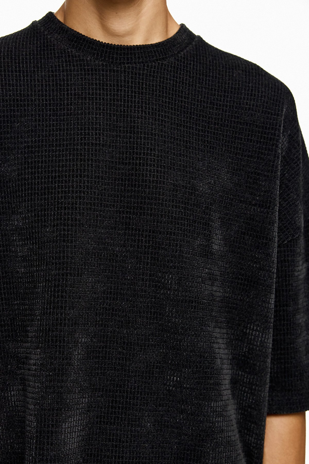 Velvet Touch Waffle Top AKEMI