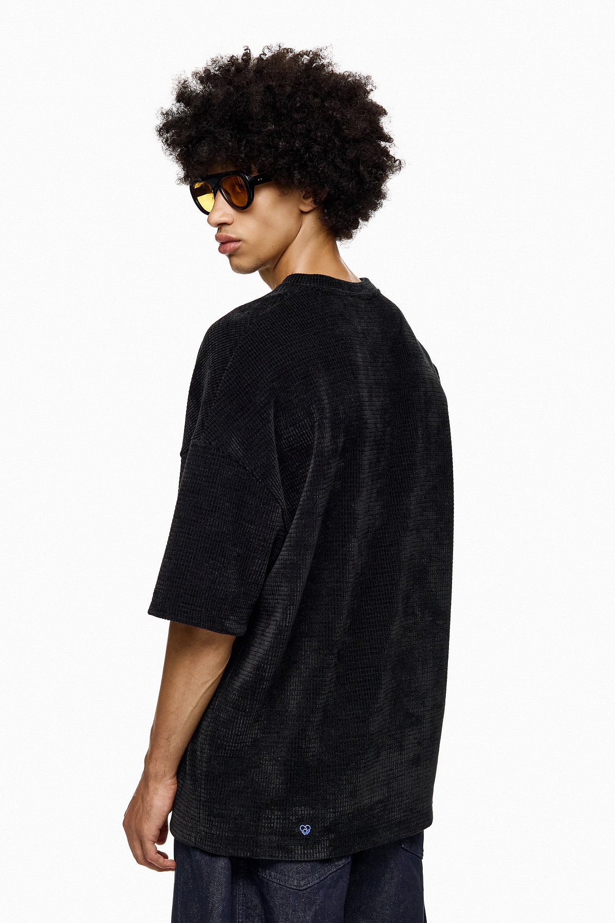 Velvet Touch Waffle Top AKEMI