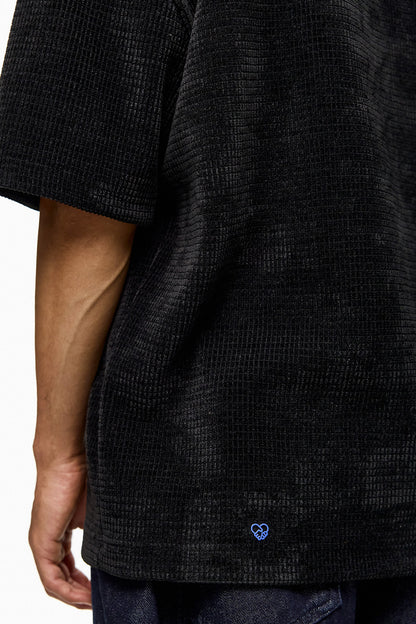 Velvet Touch Waffle Top AKEMI