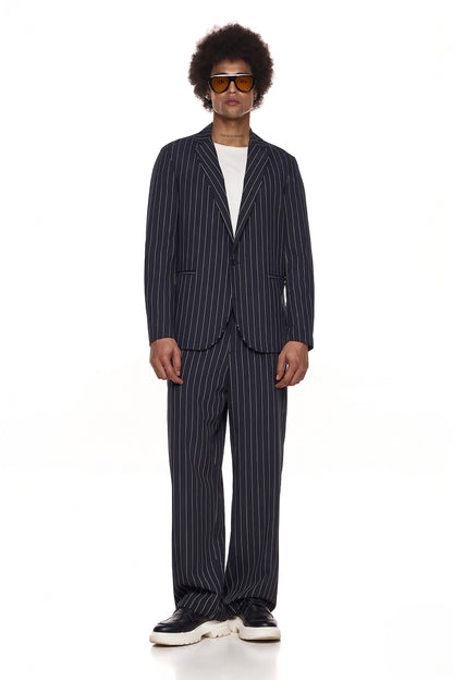 Pinstripe Tailored Blazer - HARU