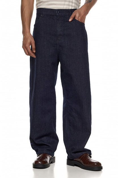 Raw Wash Wide Leg Denim - AKIRA