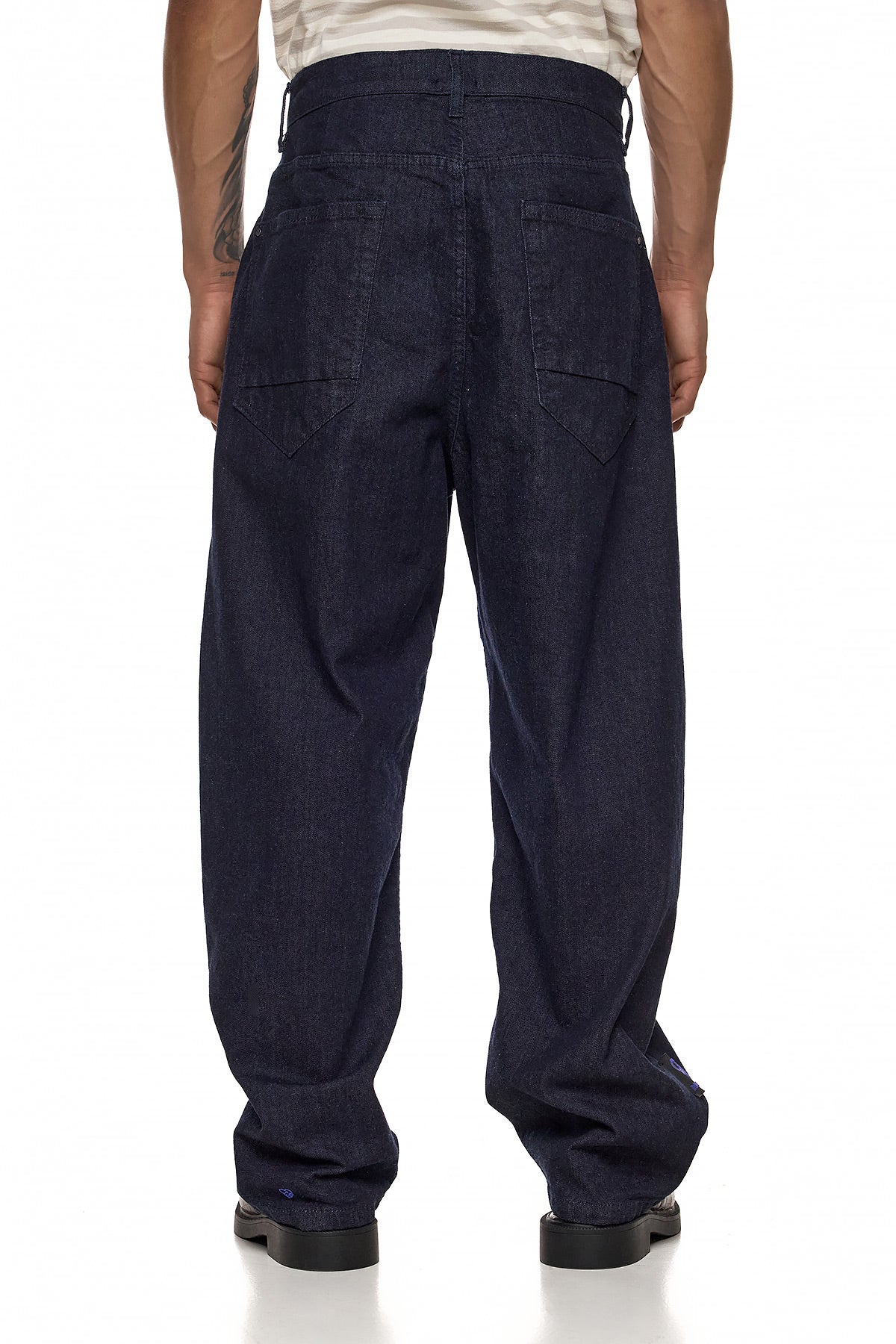 Raw Wash Wide Leg Denim - AKIRA