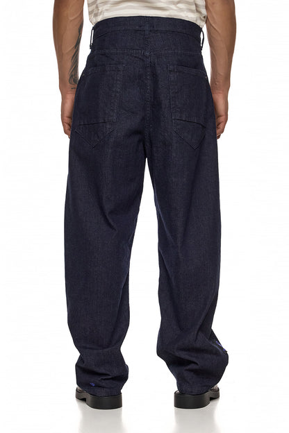Raw Wash Wide Leg Denim - AKIRA