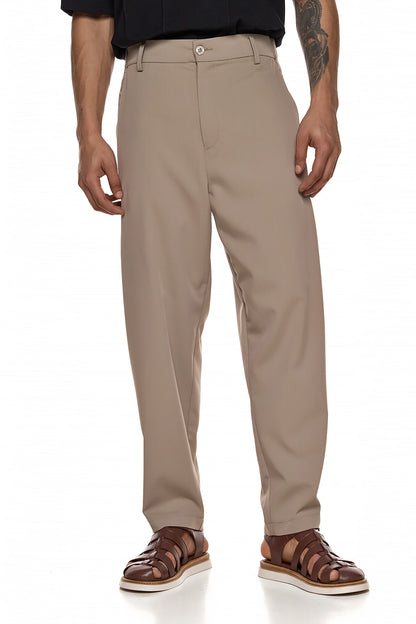 Tailored Pleated Straight-Leg Trousers – ATSUSHI